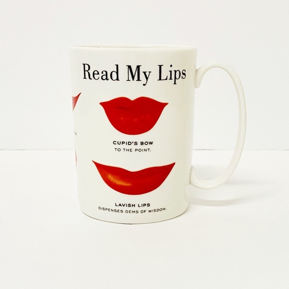 Kate Spade “Read My Lips” Mug - Picture 2 of 8